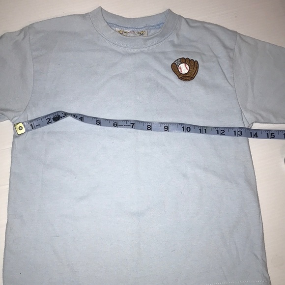 Boys Baseball glove/ball monogrammed S/S T-Shirt - Picture 3 of 7